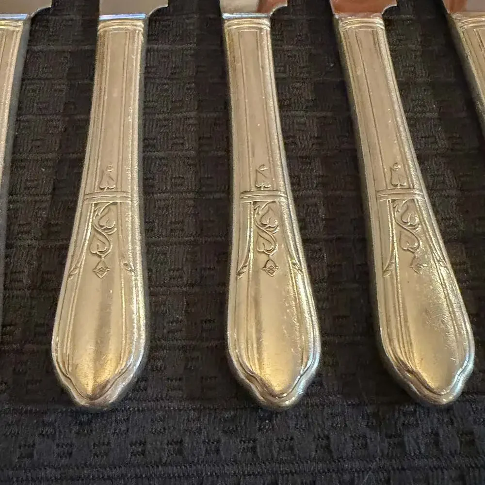 Simeon L & George H Rogers Company set stainless